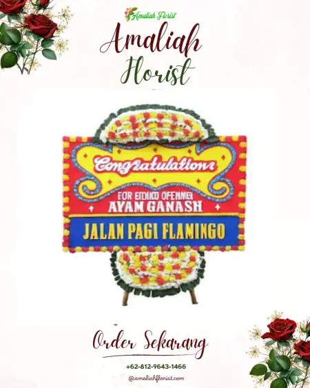 Sewa Papan Bunga Karangmalang